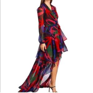 PatBo rio high low maxi dress NWT